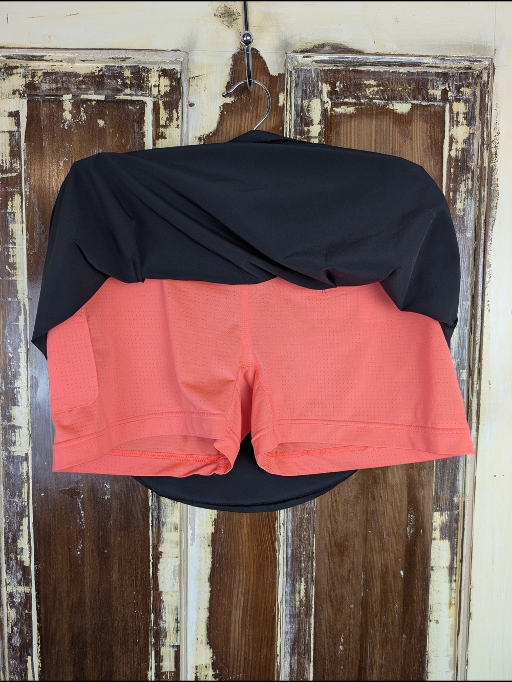 Adidas Climalite Tennis Skort Size M Black Coral Built In Shorts Athletic Skirt - Picture 7 of 8